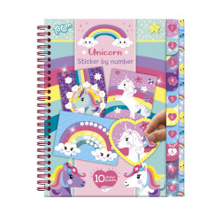 Totum: Unicorn - Sticker By Number Book (TT072008)