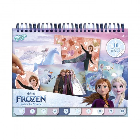 Totum: Disney Frozen - Sticker By Number Pad (TT681576)
