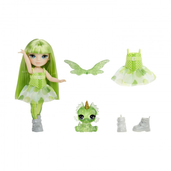 MGA Rainbow High: Rainbow Fantasy Fairies - Emerald Hunter Doll (543404)