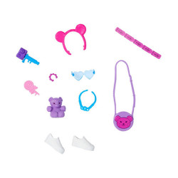 Mattel Barbie: Purple Bag Bear Accessories (HYV08)