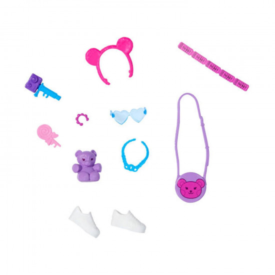Mattel Barbie: Purple Bag Bear Accessories (HYV08)