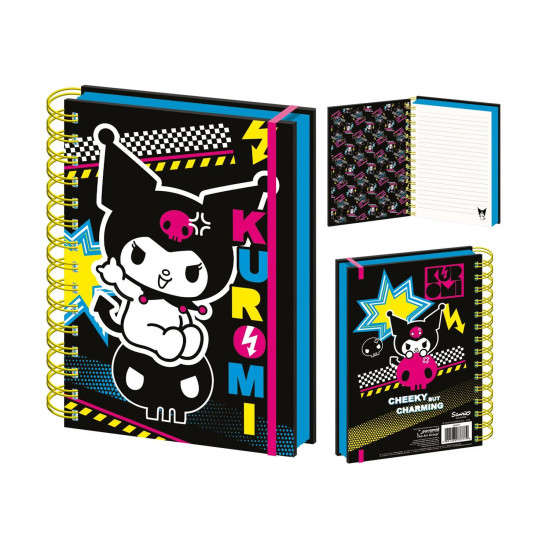 Pyramid: Kuromi - Punk Vibes A5 Wiro Notebook (SR2401855)