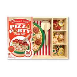 Melissa amp;amp; Doug Pretend Play: Wood - Pizza Party Playset (6074863)