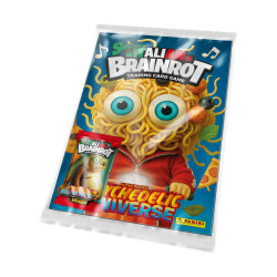 Panini Italian Brainrot: Alpha Series - Psychedelic Universe Starter Pack (1 Album plus 1 Pack of 7 Cards)