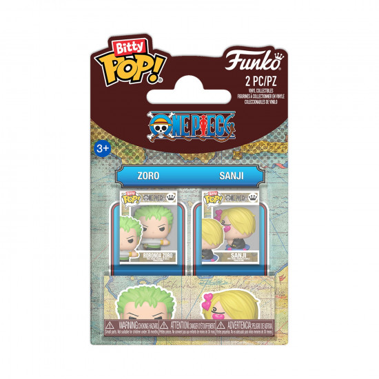 Funko Bitty Pop! 2-pack: One Piece - Zoro amp;amp; Sanji Vinyl Figures