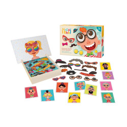 AS Happi Hobbi - Magnetic Toy Crazy Faces (1029-64079)
