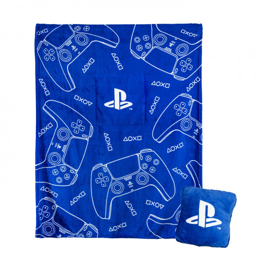 Paladone: Playstation Cushion Blanket (PP13662PS)