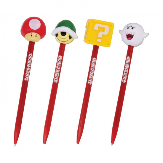 Paladone: Super Mario - Pen Toppers (Random) (PP4715NN)