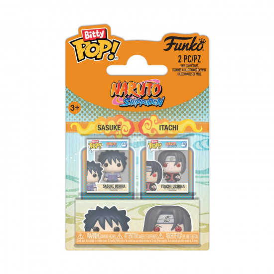 Funko Bitty Pop! 2-Pack: Naruto Shippuden - Sasuke & Itachi Vinyl Figures