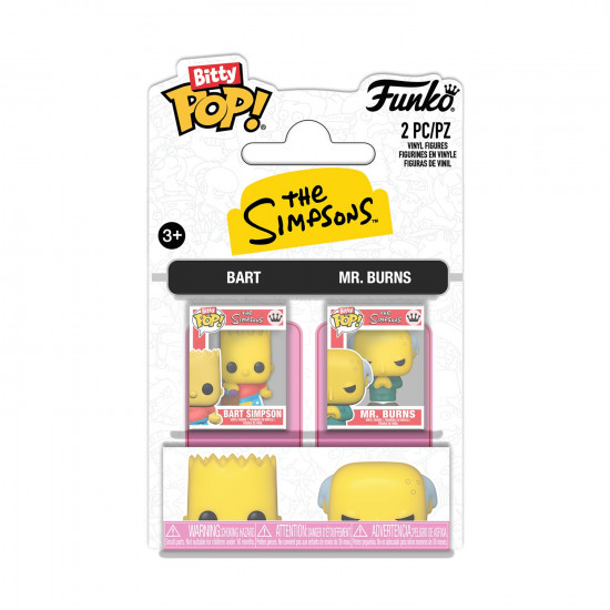Funko Bitty Pop! 2-Pack: The Simpsons - Bart Simpson & Mr. Burns Vinyl Figures