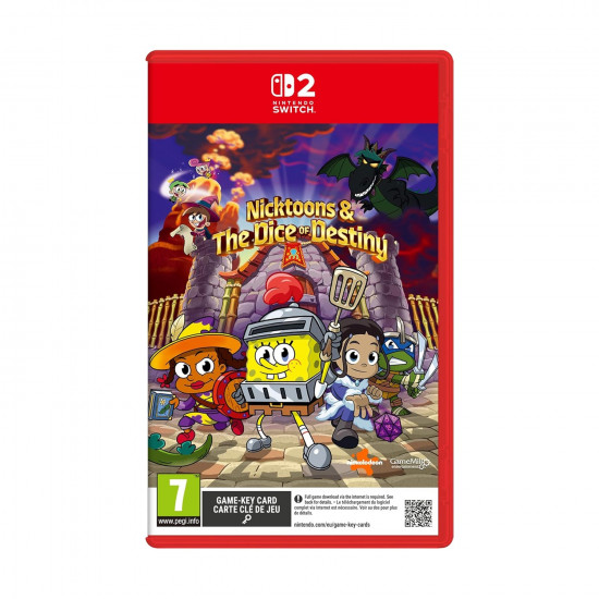 NSW2 Nicktoons amp;amp; The Dice Of Destiny (Game Key Card)