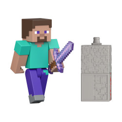 Mattel Minecraft: Redstone Charged - Steve Figure (JJR85)