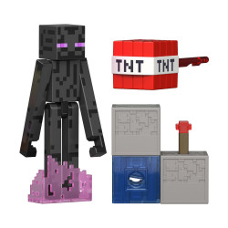 Mattel Minecraft: Redstone Charged - Enderman Figure (JJR88)