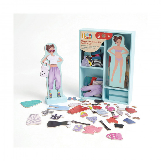 AS Happi Hobbi: Magnet Wooden Doll (1029-64095-1)