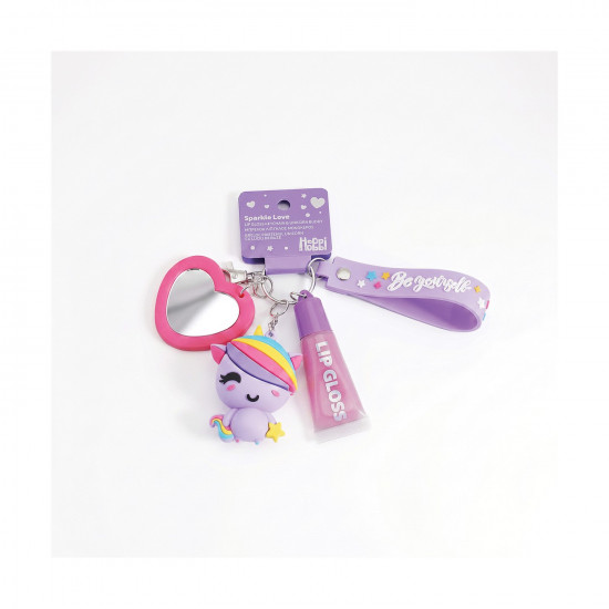 AS HappiHobbi: Her World - Beauty - Keychain Unicorn & Lip Gloss  (1081-60024)