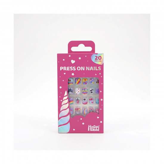 AS HappiHobbi: Her World - Beauty - Sparkle Love Press on Nails (Pink Packaging) (1081-60015)