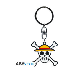 Abysse: One Piece - Skull Luffy Metal Keychain (ABYKEY646)