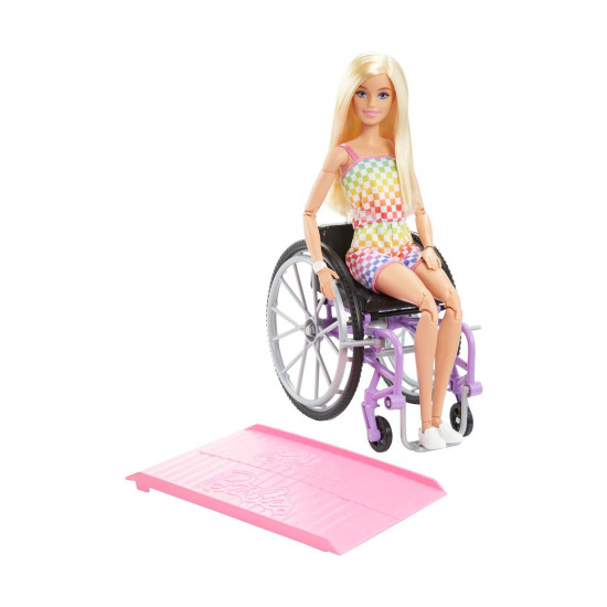 Mattel Barbie: Fashionistas - Blonde Doll with Disability Train (HJT13)