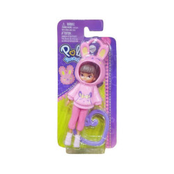 Mattel Polly Pocket: Friend Clips Doll with Hoodie Bunny (HRD63)