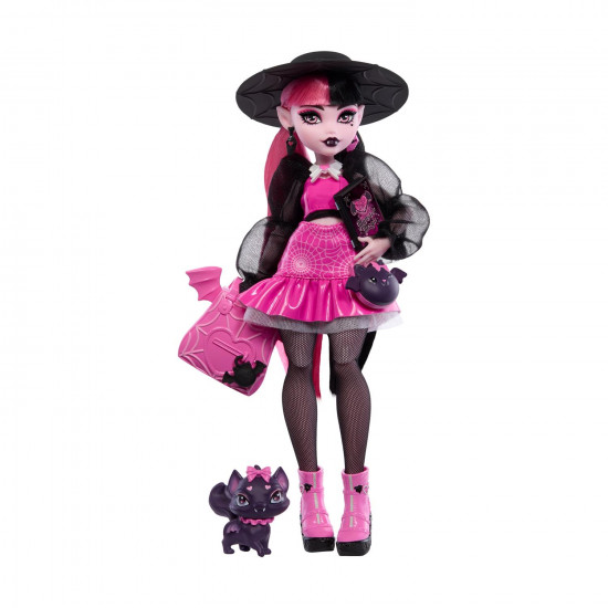 Mattel Monster High: Draculaura - Fashion Doll with Pet (HRP64)