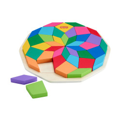 Fisher-Price - Wooden Mandala Puzzle (HXT94)