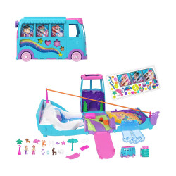 Mattel Polly Pocket: Pet Mobile Adventure - Playset (JCC22)