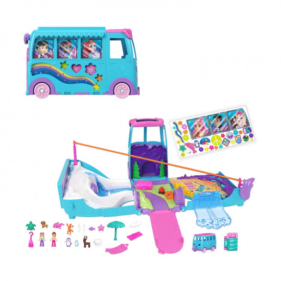 Mattel Polly Pocket: Pet Mobile Adventure - Playset (JCC22)