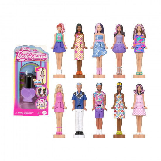 Mattel Barbie: Mini Barbieland Fashionistas - Nail Polish Doll (Random) (JCP97)