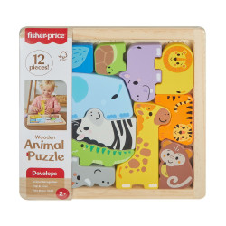 Fisher-Price®: Wooden Animal Puzzle (JFG10)