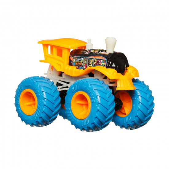 Mattel Hot Wheels: Monster Trucks Glow In The Dark - Loco Punk Vehicle (JFX20)