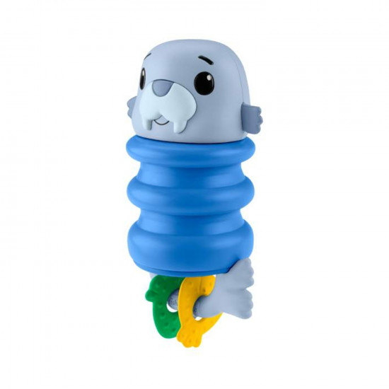 Fisher-Price: Squishseas Silicone - Walrus Rattle (JHB56)