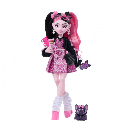 Mattel Monster High: Basic Series - Draculaura Doll (New Design) (JHK29)