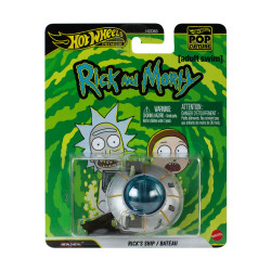Mattel Hot Wheels Premium Cars: Pop Culture Rick and Morty – Rick's Ship Vehicle (JHW95)