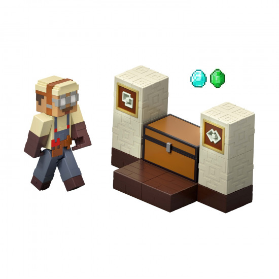 Mattel Minecraft: Redstone Charged - Duster's Loot Stash (JKK08)