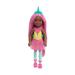 Mattel Barbie: Chelsea - Unicorn Pink Hair Dark Skin Doll (JKH57)