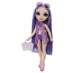 MGA Rainbow High: Swim & Style Fashion - Violet Willow (Purple) Doll (507314-EUC)