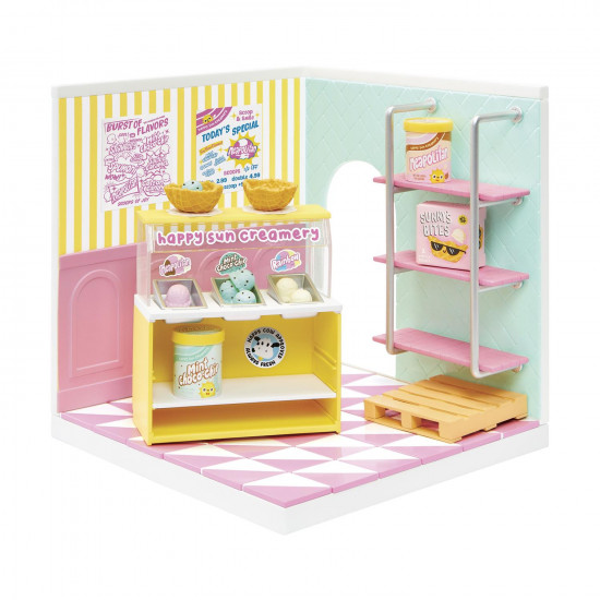 MGA Miniverse: Make it Mini Spaces Starter Pack - Ice Cream Playset (566212)