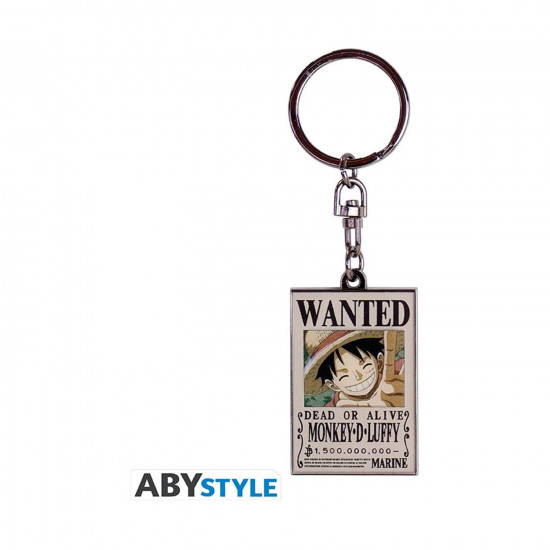 Abysse: One Piece - Wanted Luffy Keychain (ABYKEY390)