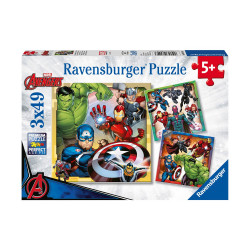 Ravensburger Puzzle: Marvel - The Mighty Avengers (3x49pcs) (8040)