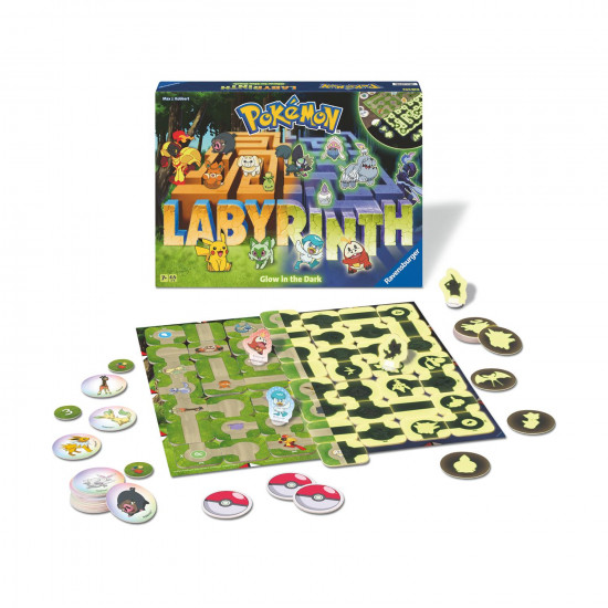 Ravensburger Board Game: Labyrinth - Pokemon Glow in the Dark (22839)