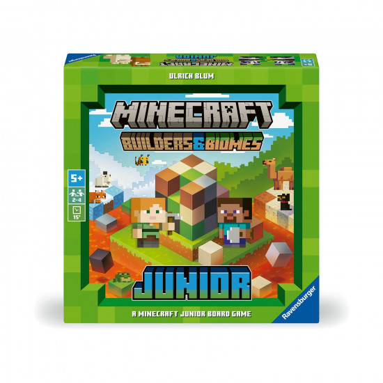 Ravensburger Board Game: Minecraft - Builders & Biomes Junior (24750)