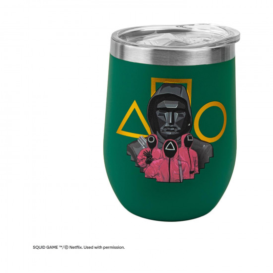 Cinereplicas TV Series: Netflix Squid Game - Squid Game Guards Stainless Travel Mug (CR4341)