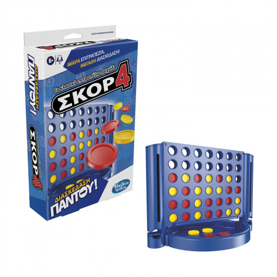 Hasbro Connect 4: Grab And Go - Board Game (Greek Language) (F8253)