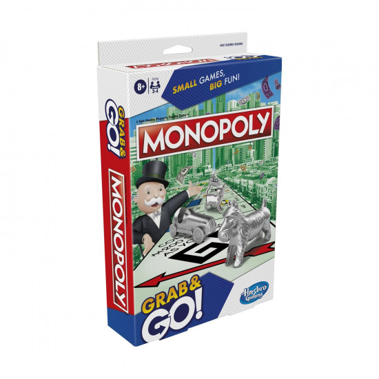 Hasbro Monopoly: Grab and Go - Board Game (English Language) (F8256)