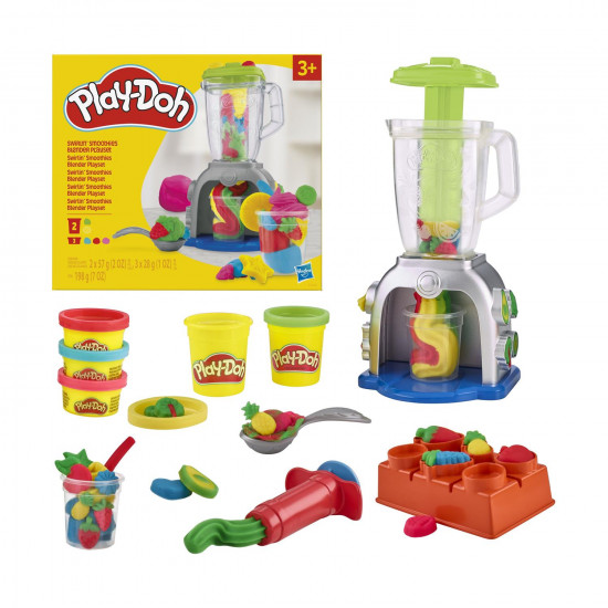 Hasbro Play-Doh: Kitchen Creations -  Swirlin' Smoothies Blender Playset (F9142)