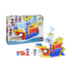 Hasbro Disney Jr. Marvel: Spidey And His Amazing Friends Waterwebs - Webs Ahoy Bubble Pirate Ship Playset (G0666) *