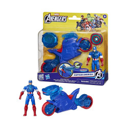 Hasbro Marvel Avengers: Epic World of Action - Captain America Shield-Shot Cycle Vehicle 4