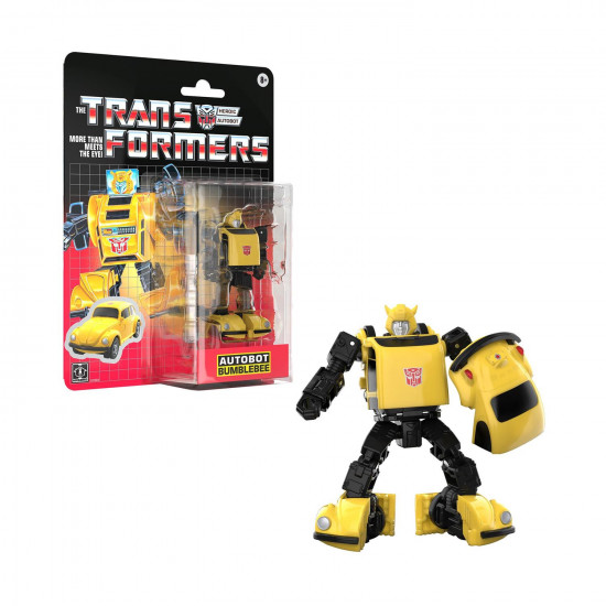 Hasbro Fans Transformers: Heroic Autobot Retro - G1 Autobot Bumblebee Action Figure (13cm) (G1093)