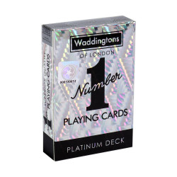 Winning Moves: Waddingtons No.1 - Platinum Playing Cards (35521)