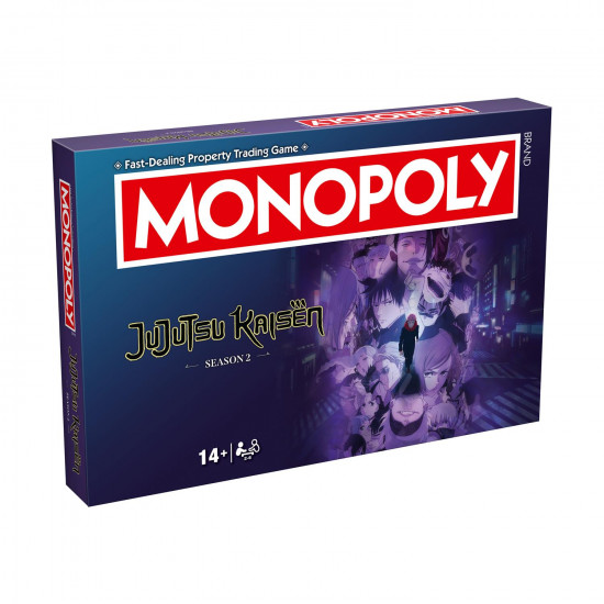 Winning Moves: Monopoly - Jujutsu Kaisen (English Language) (WM04688-EN1-6)